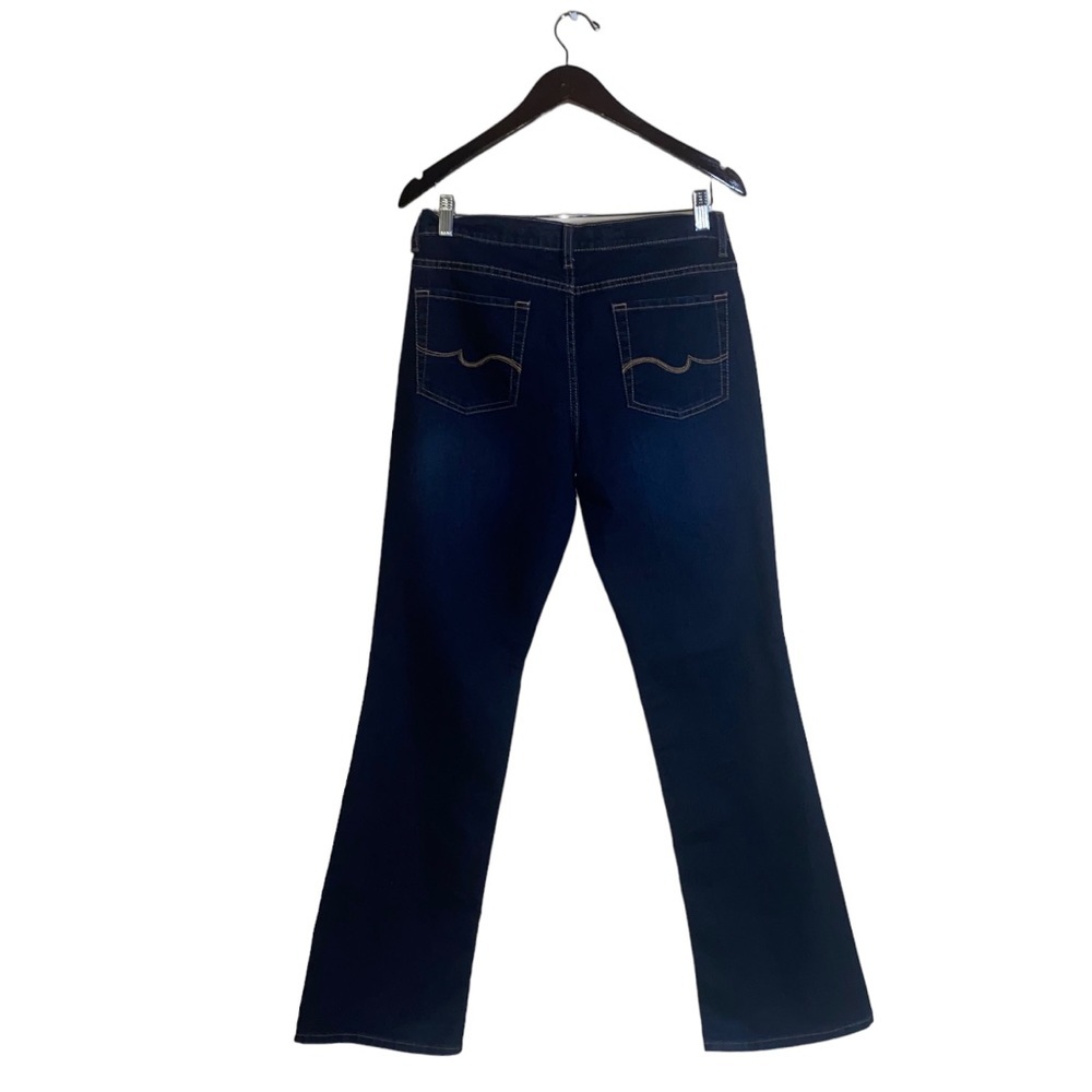 No Boundaries Denim Women’s Juniors Dark Blue Wash Mid Rise Bootcut Jeans Sz 11 - Picture 10 of 16